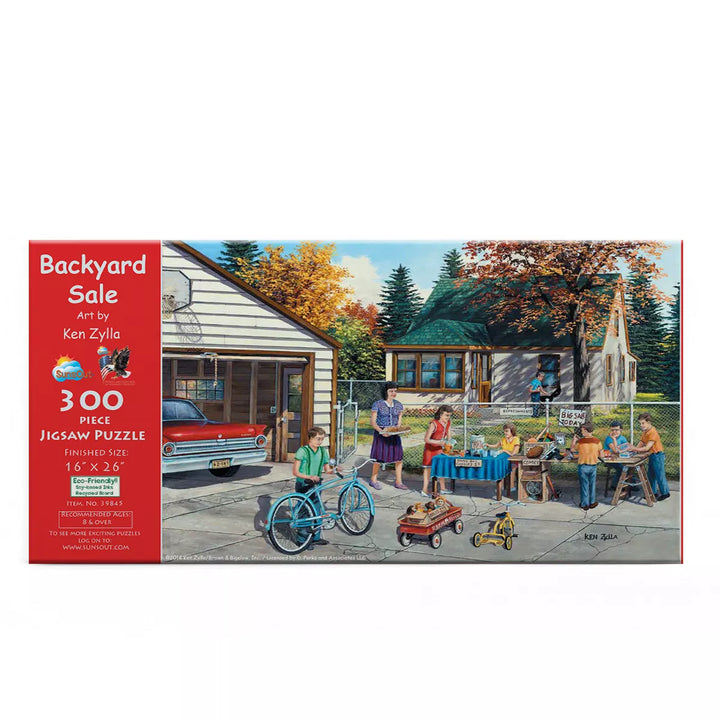 Sunsout Backyard Sale 300 Pc Jigsaw Puzzle 39845