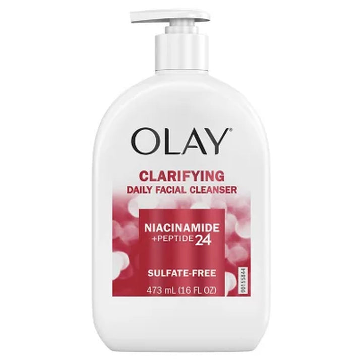 Olay Facial Cleansing Duo Pack, Facial Cleanser, 16 Oz. + Detoxifying Pore Scrub, 5 Oz.