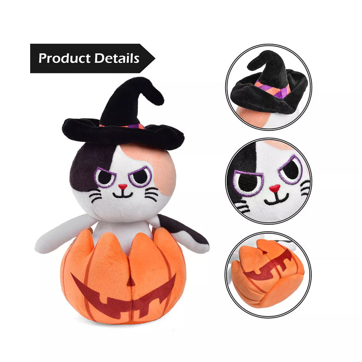 Fun Little Toys Halloween Plush Cat (Pumpkin Popper)