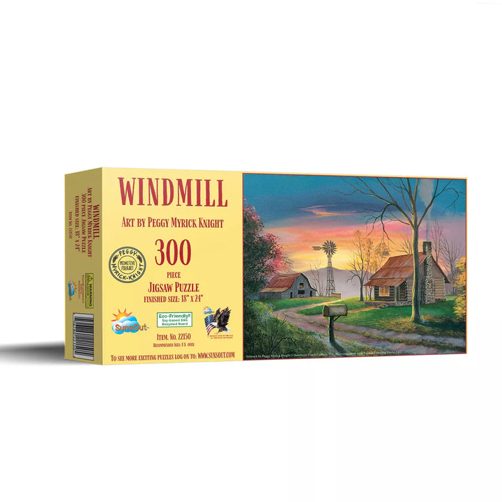 Sunsout Windmill 300 Pc Jigsaw Puzzle 22150