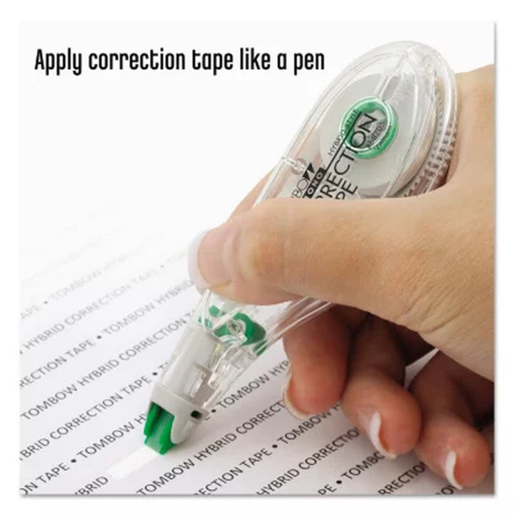 Tombow® MONO Hybrid Style Correction Tape, 1/6" X 394", Non-Refillable, 10Pk.