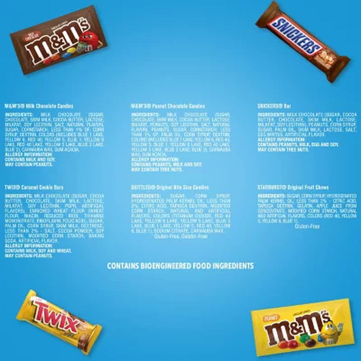 Mars Fundraiser Variety Pack Candy Bars, Full Size, 52 Pk.