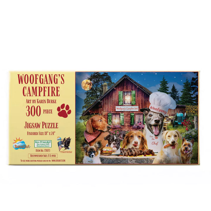 Sunsout Wolfgang'S Campfire 300 Pc Jigsaw Puzzle 72073