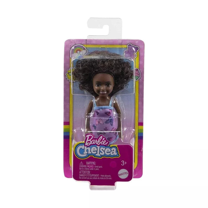 Barbie Chelsea Doll, Small Doll with Dark Brown Curly Hair