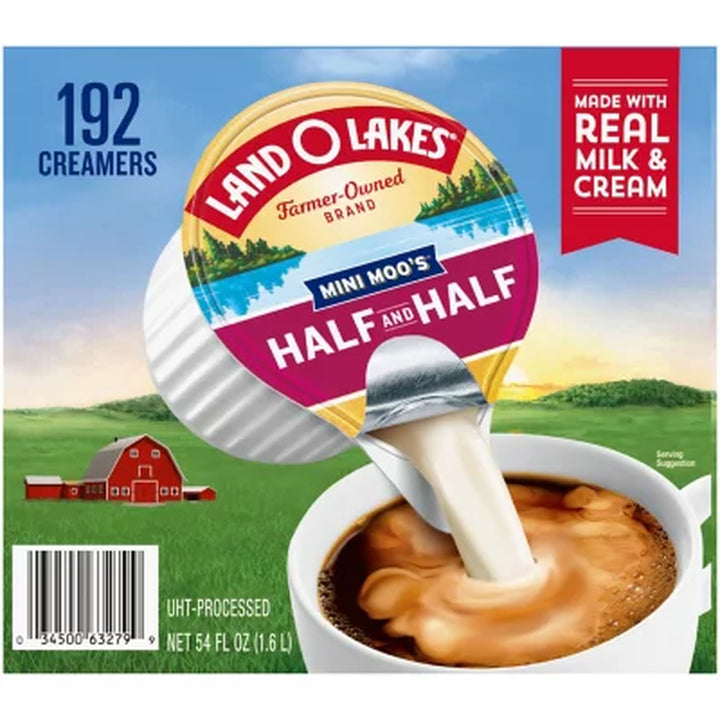 Land O'Lakes Mini Moo'S Half and Half 192 Ct.