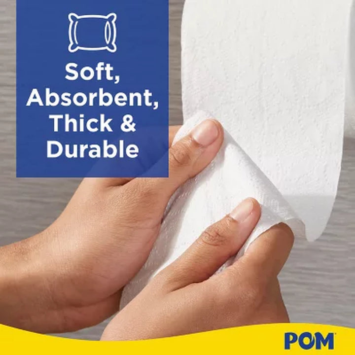 POM Bath Tissue, Septic Safe, 2-Ply, White 473 Sheets/Roll, 45 Rolls