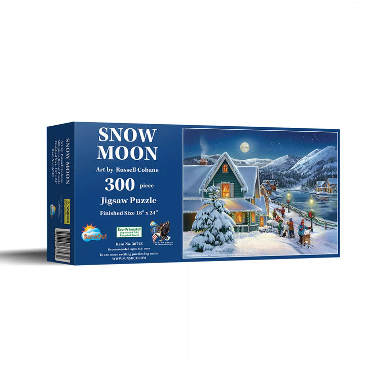 Sunsout Snow Moon 300 Pc Christmas Jigsaw Puzzle 36743