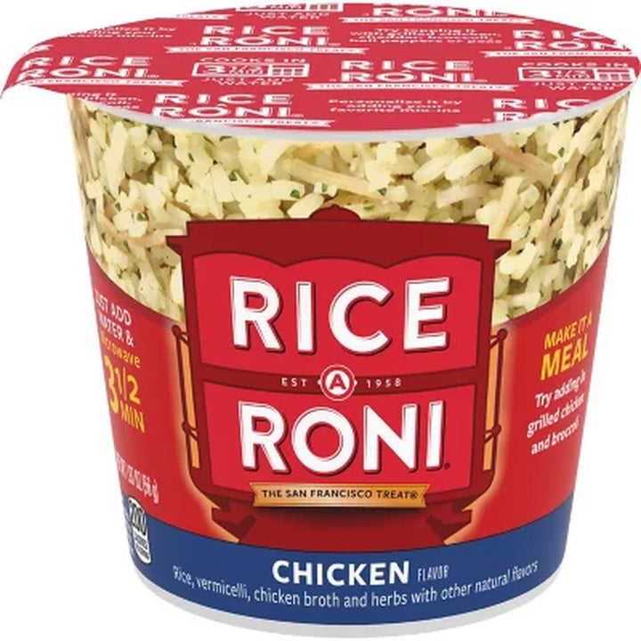 Rice-A-Roni Chicken Flavored Cups 12 Ct.