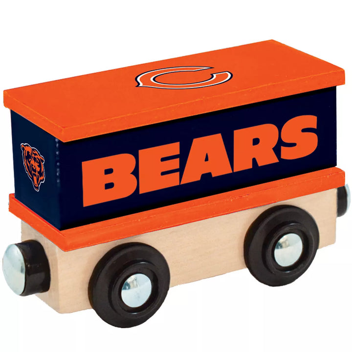 Masterpieces Wood Train Box Car - NFL Chicago Bears.