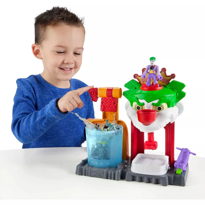 Fisher-Price Imaginext DC Super Friends the Joker Funhouse Playset with Color Changing Action