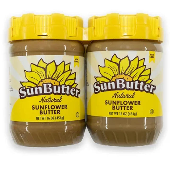 Sunbutter Natural Sunflower Butter (16 Oz., 2 Pk.)