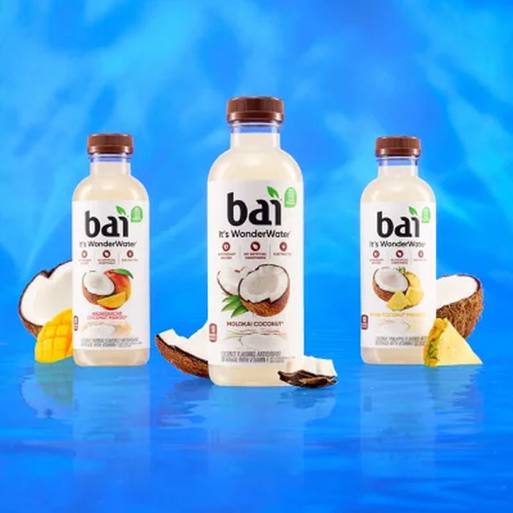Bai Cocofusions Flavored Water Variety Pack 18 Fl. Oz., 15 Pk.