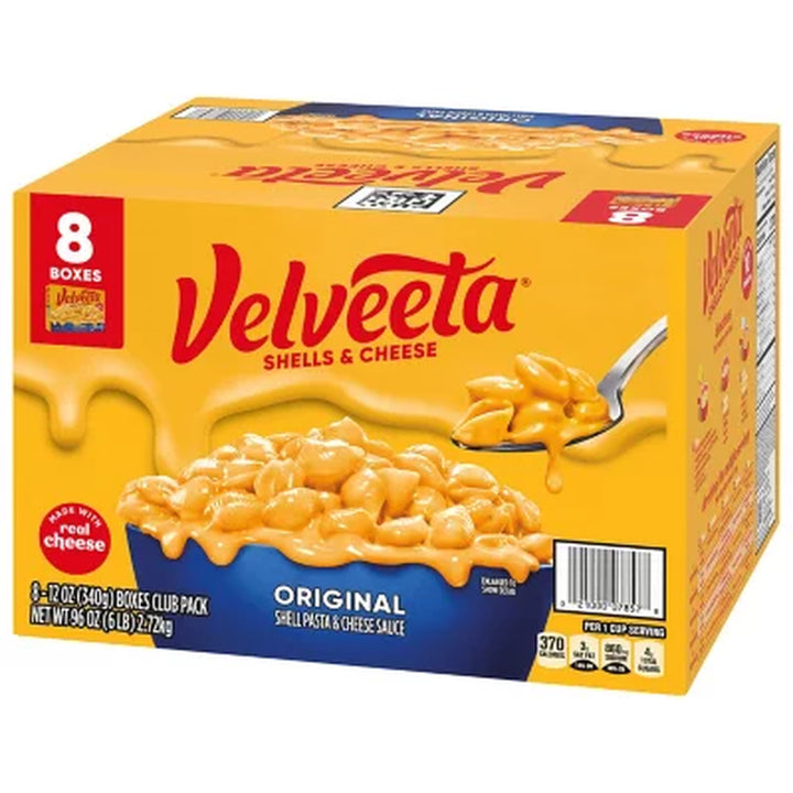 Velveeta Shells and Cheese Original Mac and Cheese Meal 12 Oz., 8 Pk.