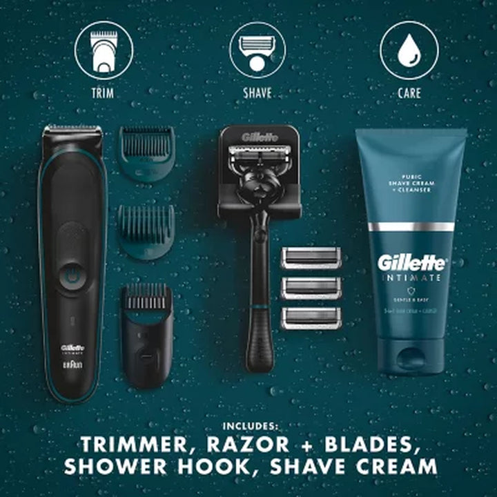 Gillette Intimate Men’S Pubic Hair Grooming Kit