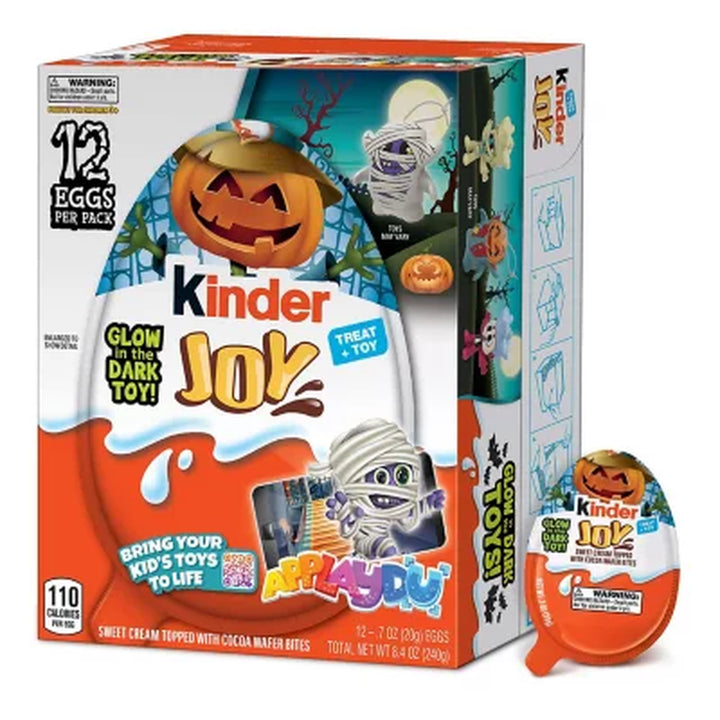 Kinder Joy Halloween Eggs, 0.7 Oz., 12 Ct.