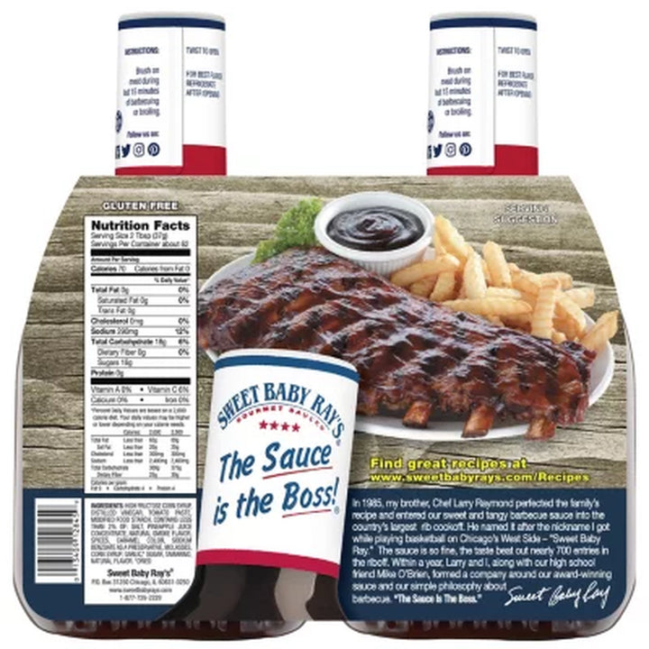 Sweet Baby Ray'S Barbecue Sauce 40 Oz., 2 Pk.