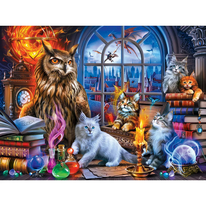 Masterpieces 300 Piece EZ Grip Puzzle - Caretakers of the Study - 18"X24"