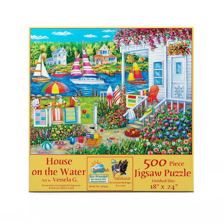 Sunsout House on the Water 500 Pc Jigsaw Puzzle 50509