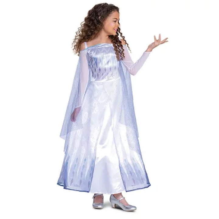 Disney Frozen Snow Queen Elsa Kids Premium Costume Gown