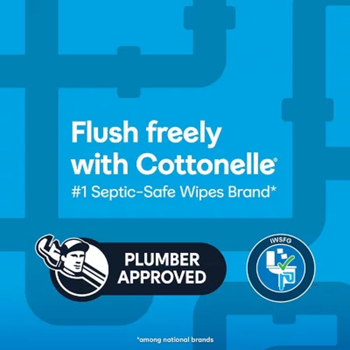 Cottonelle Flushable Wet Wipes, 504 Ct.