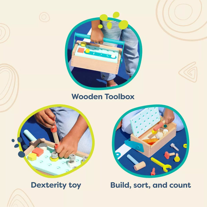 B. Toys - Wooden Tool Box - Fix 'N' Play Kit