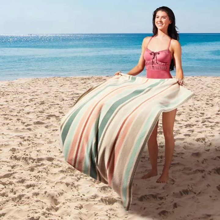 Member'S Mark Sand-Resistant 2Pk Beach Towels, 40" X 72", Assorted Colors