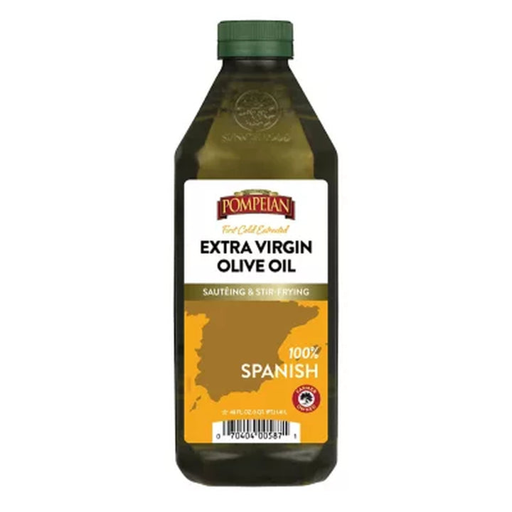 Pompeian 100% Spanish Extra Virgin Olive Oil, 48 Fl. Oz.