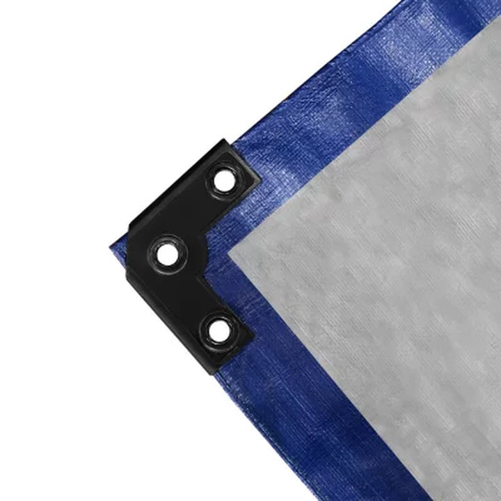 Member'S Mark Commercial Tarp with Reinforced Corners, Blue/Gray 16' X 12'