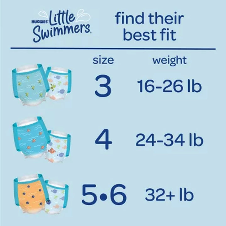 Huggies Little Swimmers Swim Diapers, Sizes: 3-6