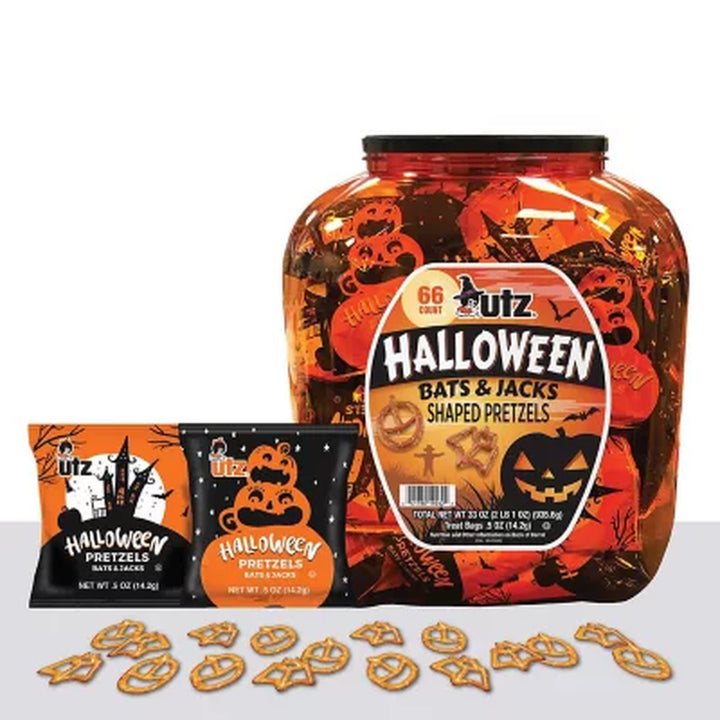 Utz Halloween Pretzel Barrel, 66 Ct.