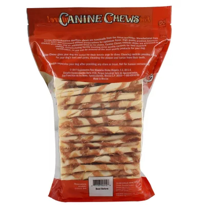 Canine Chews Chicken-Wrapped Rawhide Chews for Dogs 125 Ct.