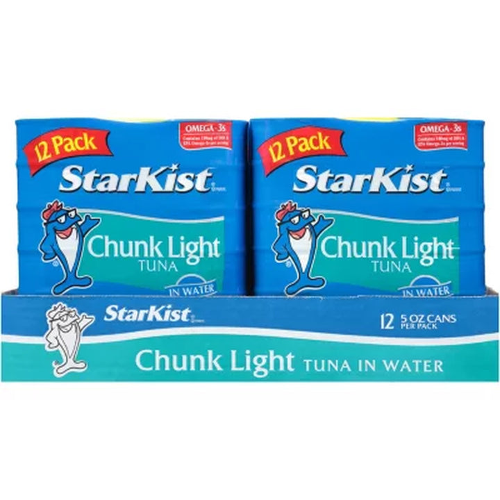 Starkist Chunk Light Tuna in Water 5 Oz., 12 Pk.