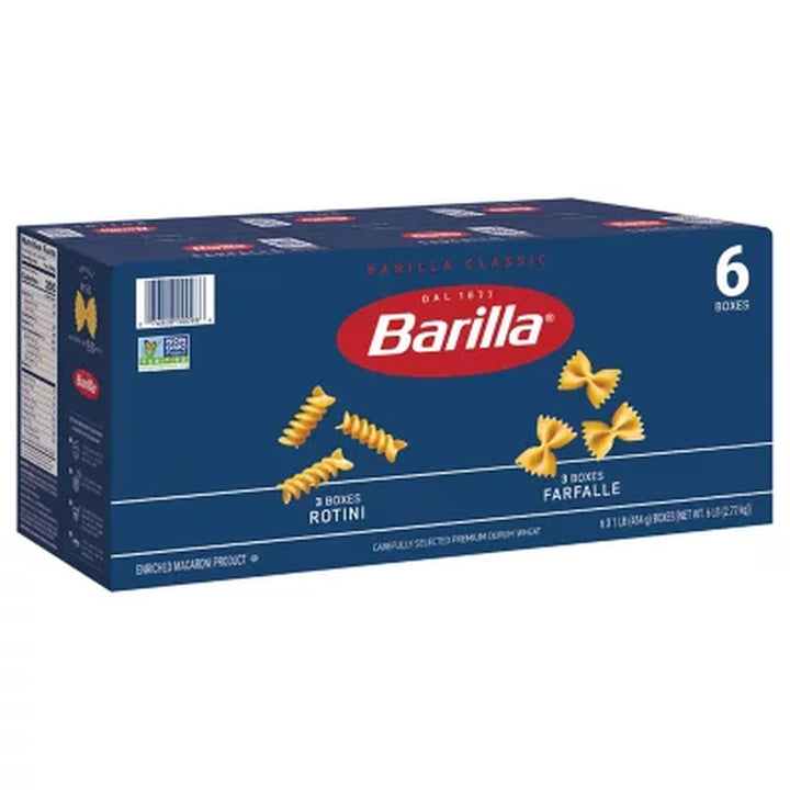 Barilla Pasta Rotini & Farfalle Variety Pack (16 Oz., 6 Pk.)