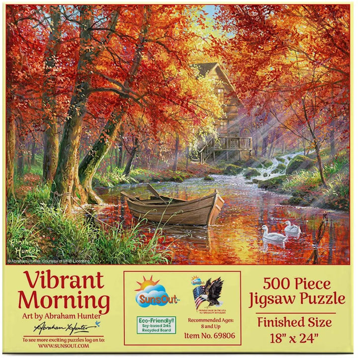 Sunsout Vibrant Morning 500 Pc Jigsaw Puzzle 69806