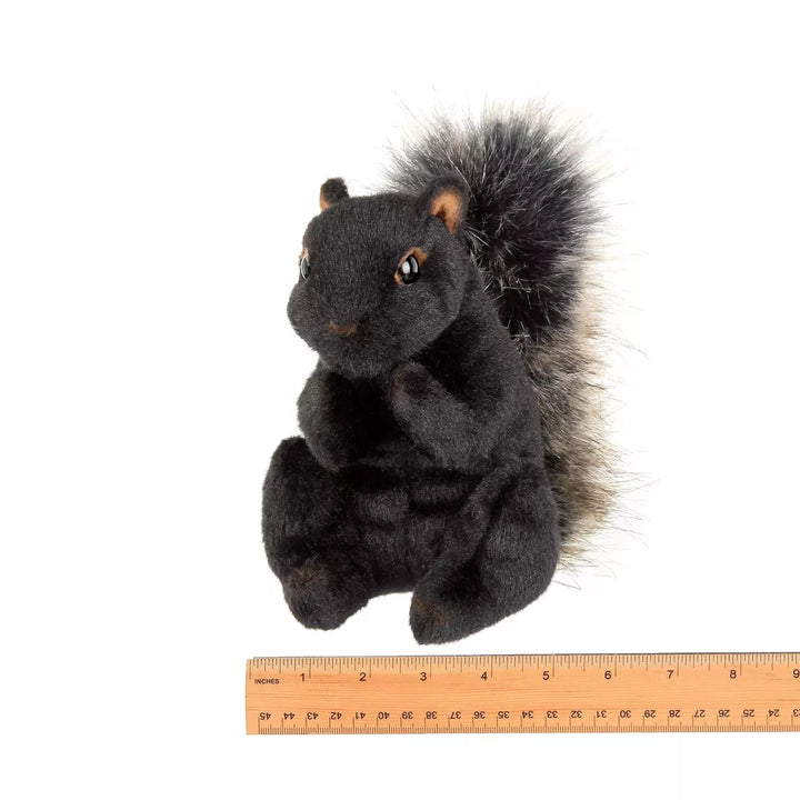 Bearington Acorn Black Plush Squirrel Stuffed Animal