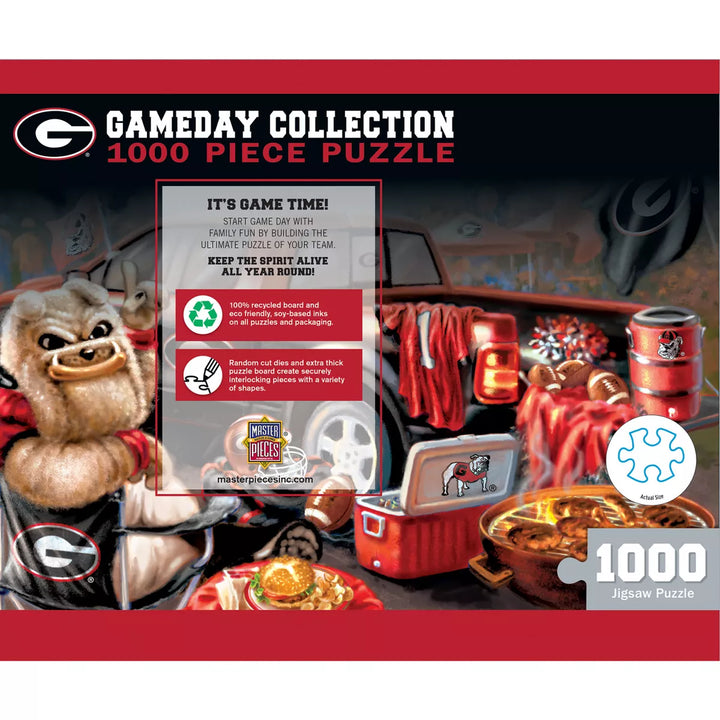 Masterpieces 1000 Piece Jigsaw Puzzle - NCAA Georgia Bulldogs Gameday.