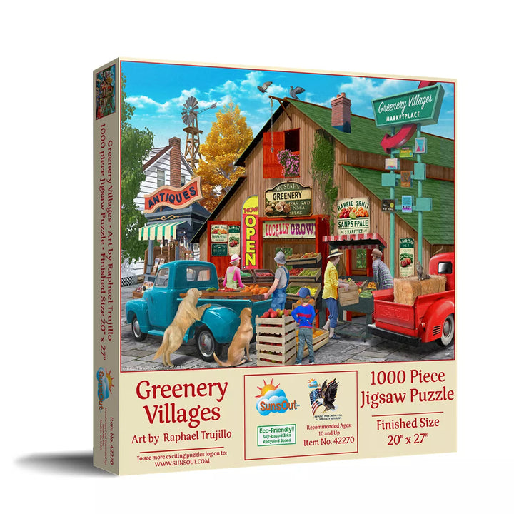 Sunsout Greenery Villages 1000 Pc Jigsaw Puzzle 42270