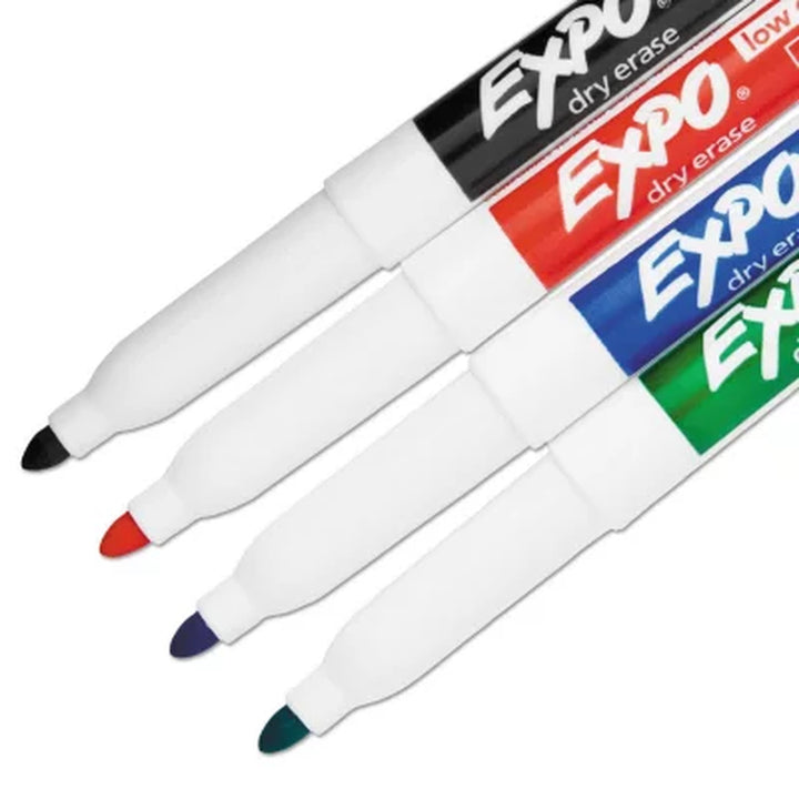 EXPO Low Odor Dry Erase Markers, Fine Tip - Office Pack, Assorted Colors, 36/Pack