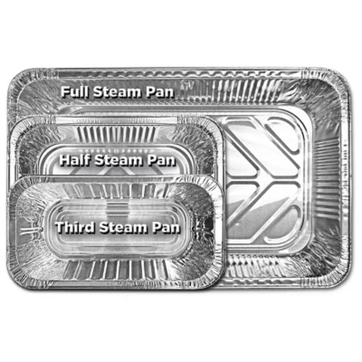 Member'S Mark Aluminum Steam Table Pans, Half Size 36 Ct.