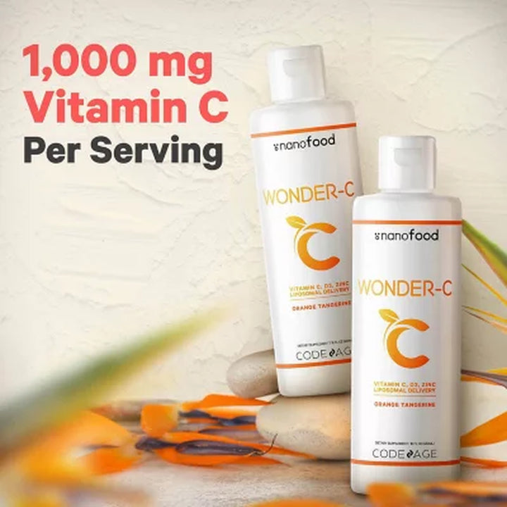 Codeage Liposomal Vitamin C 1000 Mg. + Zinc (32 Fl. Oz., 2 Pk.)