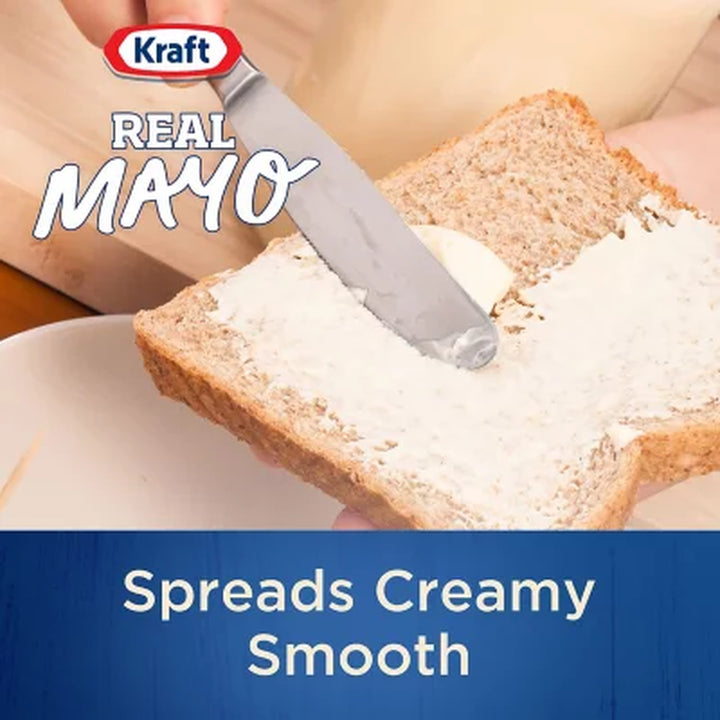Kraft Real Mayo Creamy & Smooth Mayonnaise 30 Fl. Oz. Jars, 2 Pk.