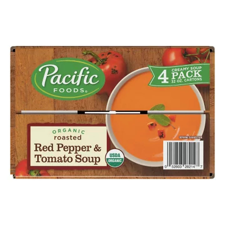 Pacific Organic Roasted Red Pepper and Tomato Soup 4 Pk.