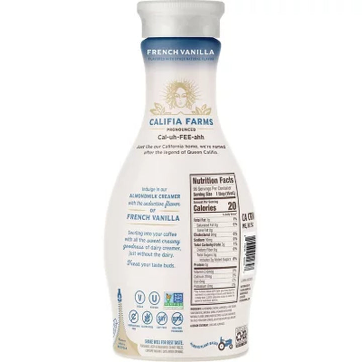 Califia Farms French Vanilla Almond Milk Creamer (48 Oz.)