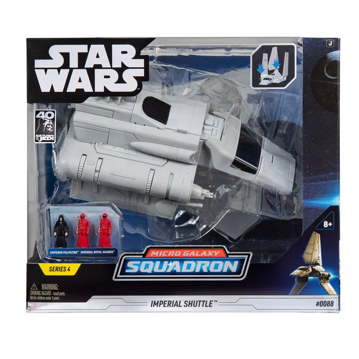 Star Wars Micro Galaxy Squadron Imperial Shuttle with 3Pk Mini Figure Set