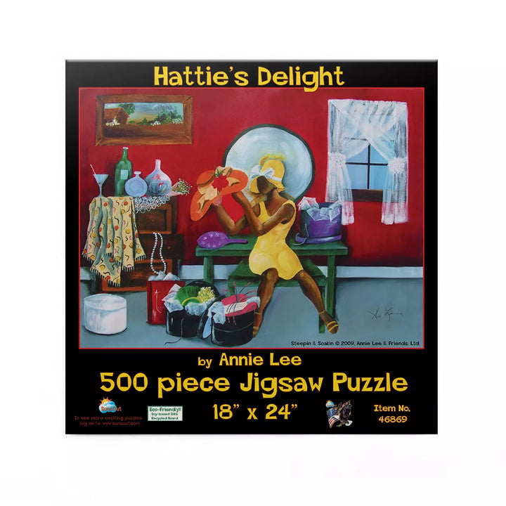 Sunsout Hattie'S Delight 500 Pc Jigsaw Puzzle 46869