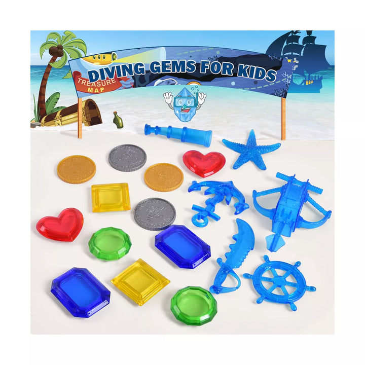 Fun Little Toys 34 PCS Diving Pool Toys