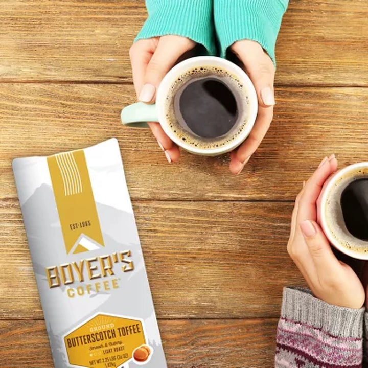 Boyer'S Coffee Butterscotch Toffee Ground Coffee 36 Oz.