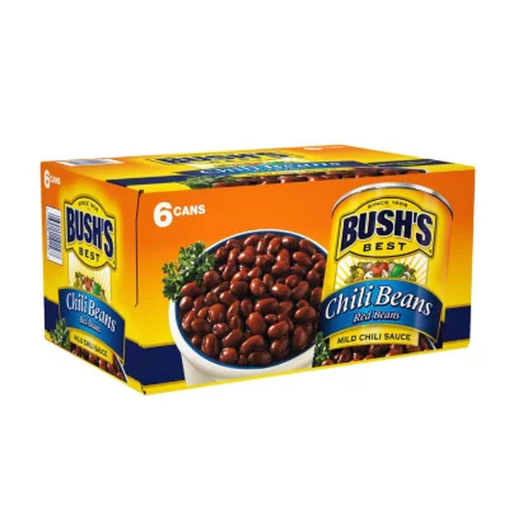 Bush'S Mild Red Chili Beans 16 Oz., 6 Pk.