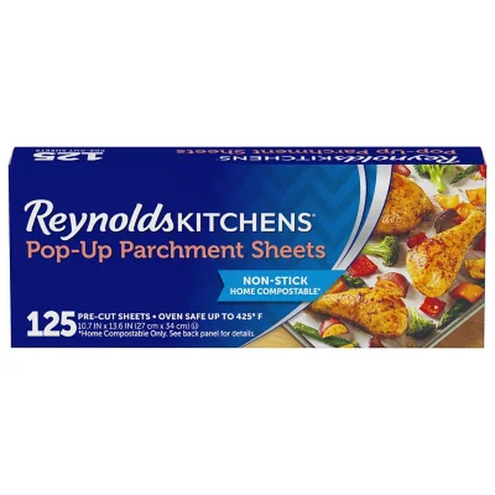 Reynolds Kitchens Pop-Up Parchment Paper Sheets 125 Ct.