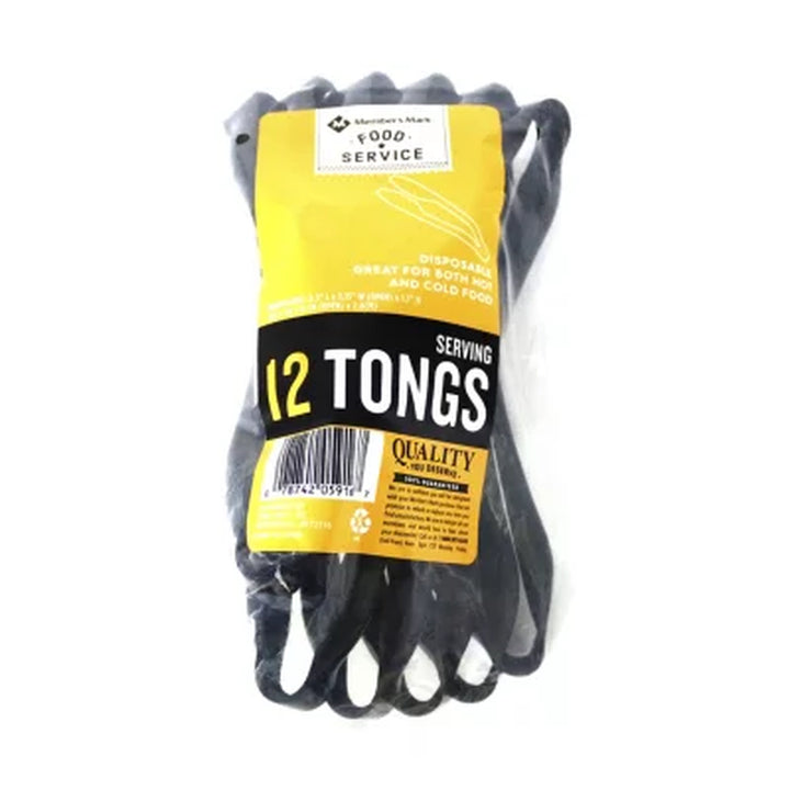 Member'S Mark Heavyweight Plastic Serving Tongs 12 Ct.